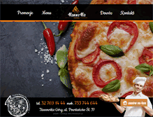 Tablet Screenshot of pizzeriamammamia.pl